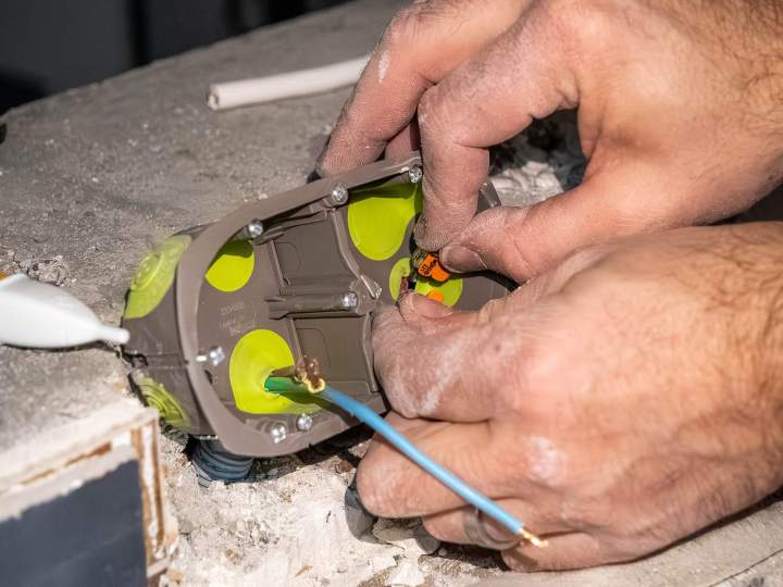 Branchement électrique Chanverrie