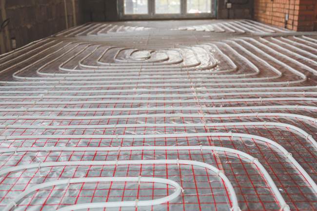 Installation de plancher chauffant Chanverrie