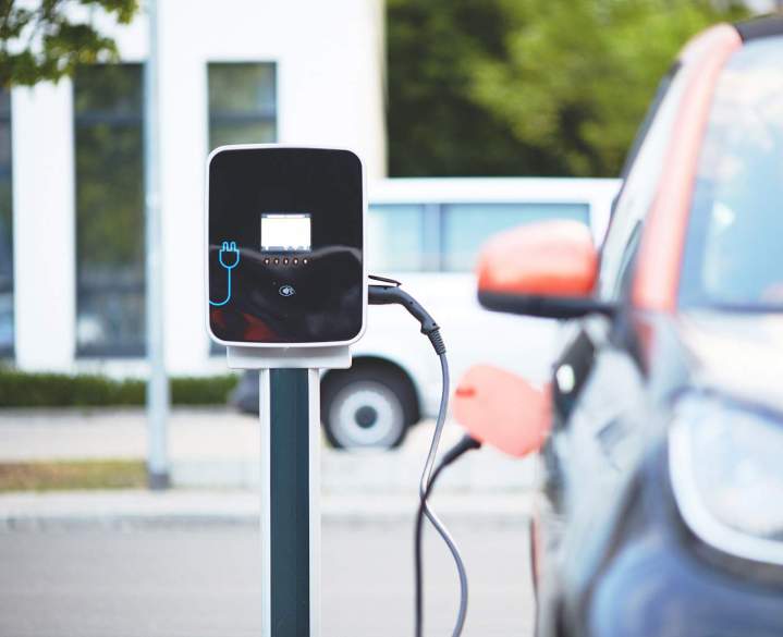 Installation borne de recharge Chanverrie